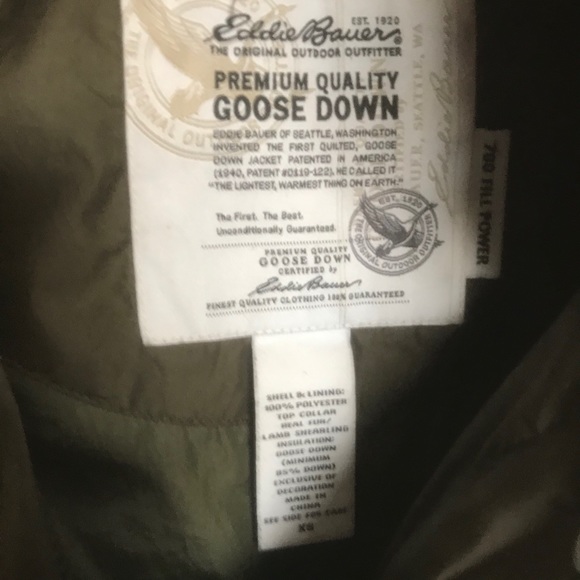 Womens Eddie Bauer premium quality goose down coat - Picture 3 of 4
